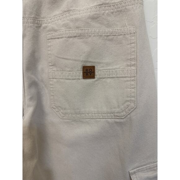 Roxy Left Again Women’s Cream Cargo Pants - Size XS - Picture 8 of 14